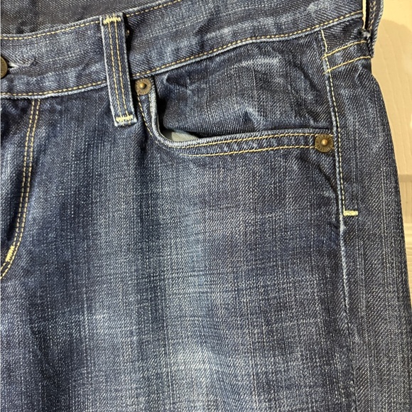 7 For All Mankind Dark Blue Denim Jeans Style 001-058 - Picture 3 of 10